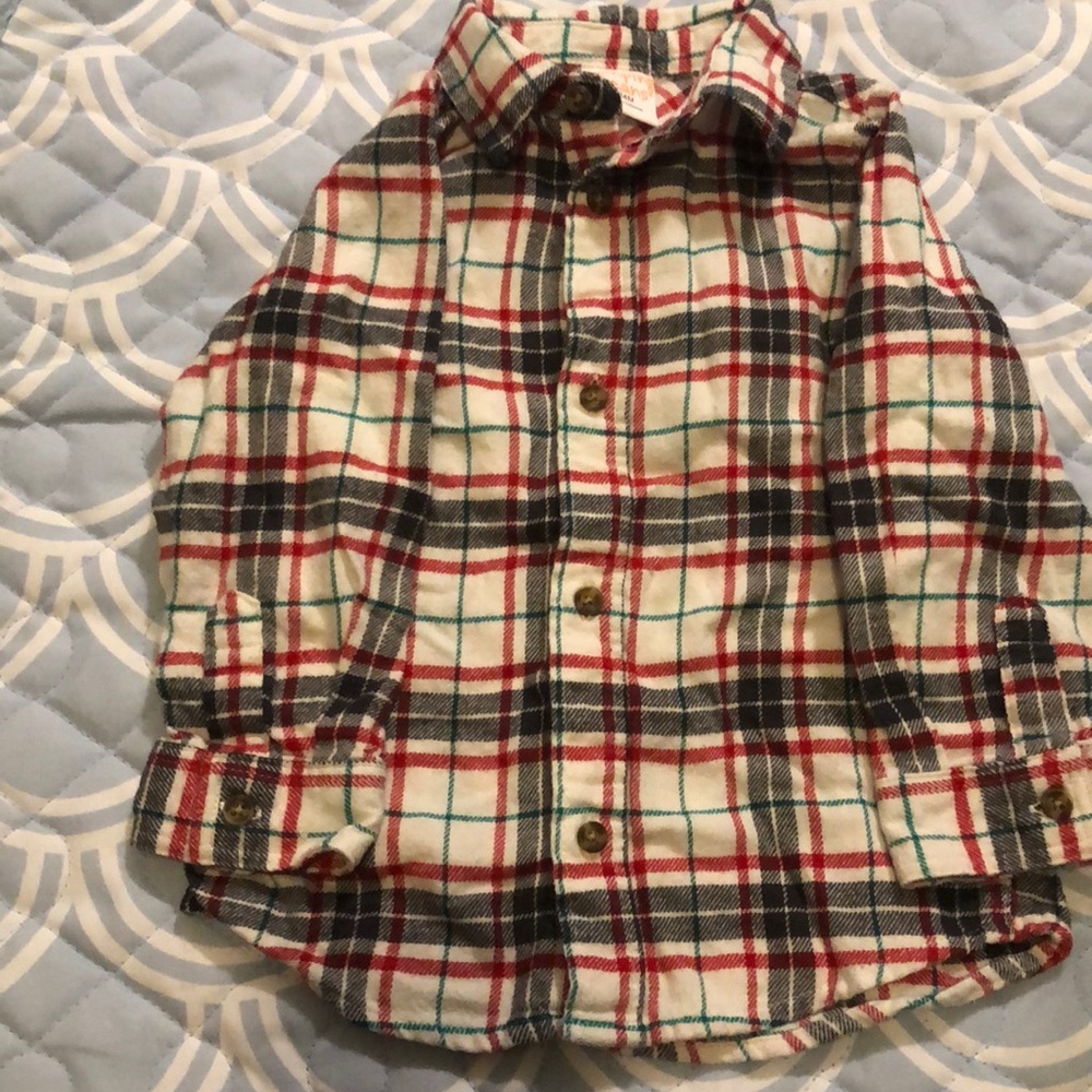 Flannel boys shirt